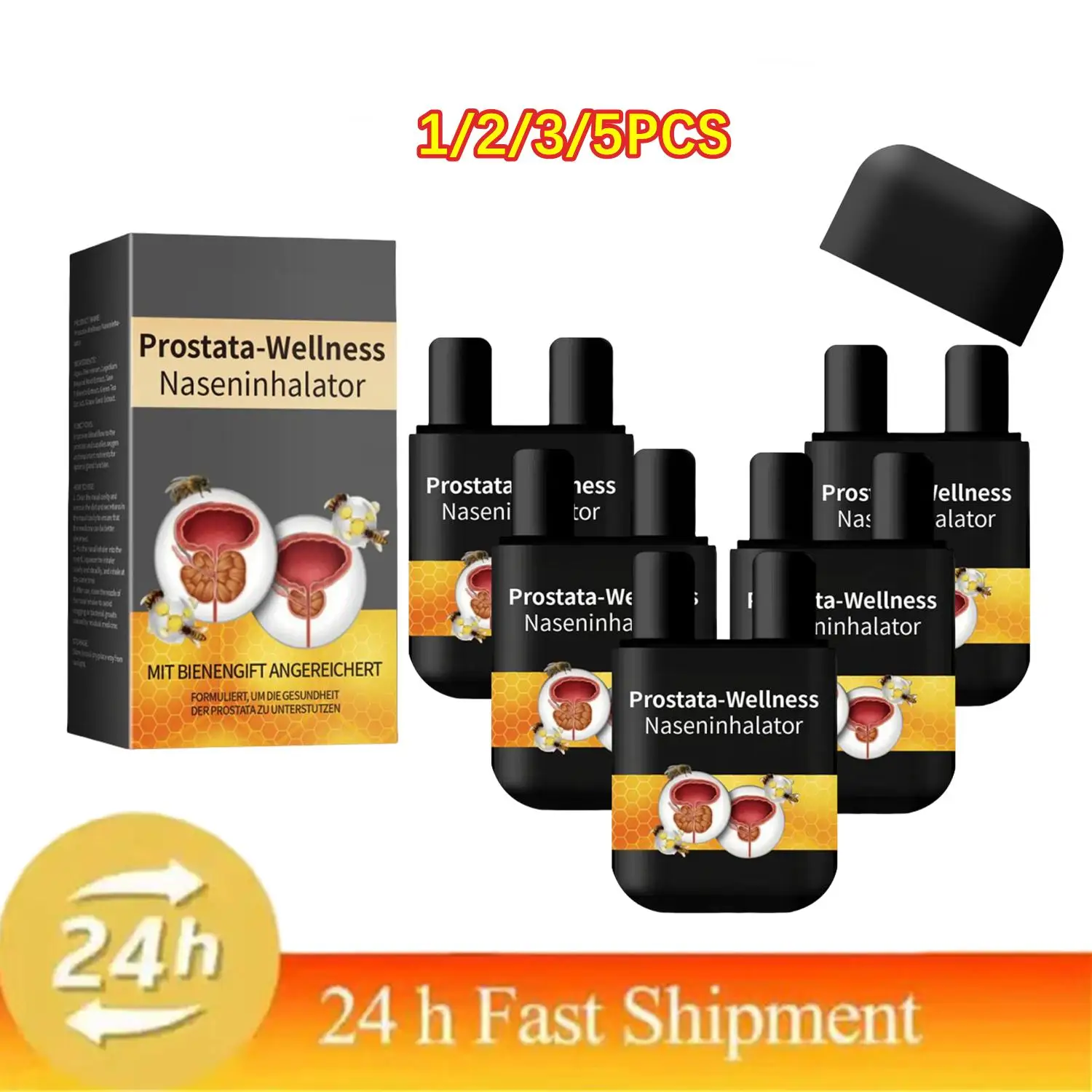 

1/2/3/5PCS Prostate Wellness Nasal Inhaler Nasal Spray For Prostate Wellness For Men Health Care