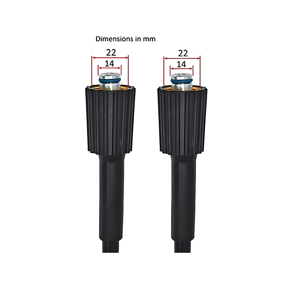 ยืดหยุ่นเครื่องซักผ้าความดัน 3600 PSI Kink ทน Power ท่อเครื่องซักผ้า CarWash สายต่อ 3/8 "Quick Connect Adapter