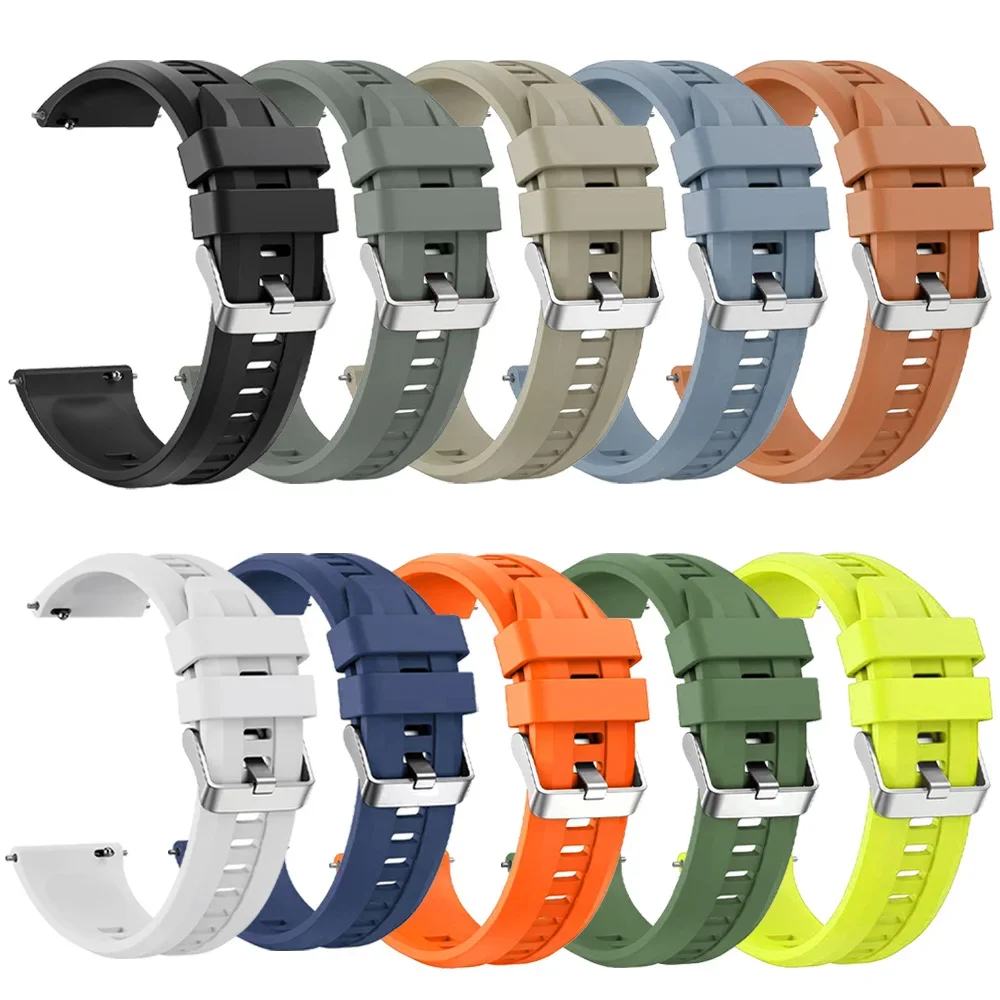 حزام ساعة من السيليكون لساعة CMF Pro 2 حزام رياضي قابل للتنفس لساعة Xiaomi Watch 2 Pro S4 S3 S2 S1 22 مللي متر حزام ساعة ذكية عالمي