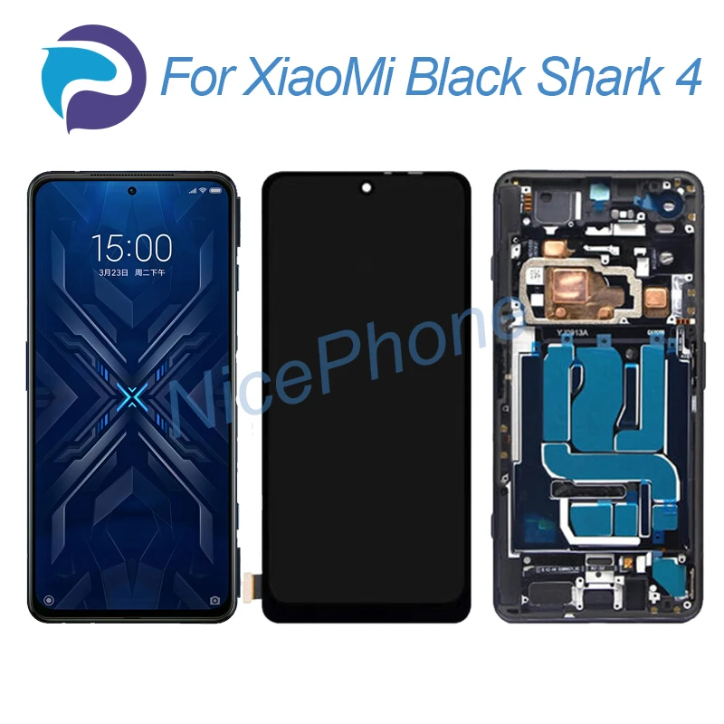 for XiaoMi Black Shark 4 LCD Screen + Touch Digitizer Display SHARK PRS-H0/A0,SHARK KSR-A0 Black Shark 4 LCD Screen display