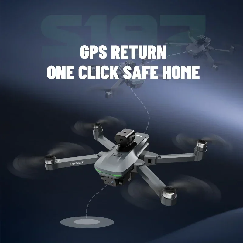 2024 Edward S GPS Brushless Drone Screen Controlled Memory Card 8K HD Camera Obstacle Avoidance Aerial Photography Dron Toy Gift