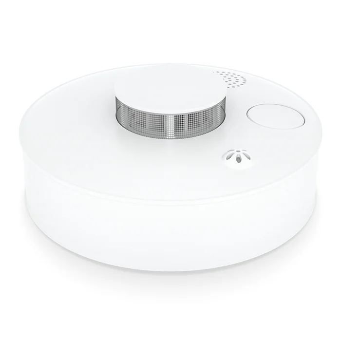 Smart home wireless smoke detector dual-band detection of fire alarm has low false alarm rate