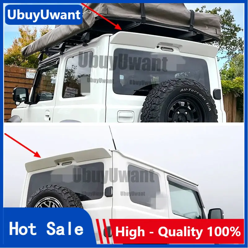 

Rear Roof Spoiler For Suzuki Jimny JB64 JB74 2019 2020 2021-2024 High Quality ABS Rear Wing Trunk Lip Tail Spoiler Car Styling