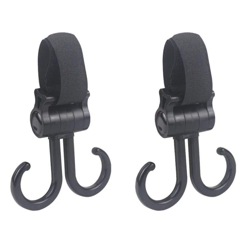 Baby Stroller Hooks Mommy Bag Hooks for Hanging- Diaper Bags Purse Stroller Hook QX2D