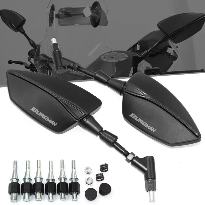 Misura Per BURGMAN AN125 AN250 AN400 AN650 AN 650 Burgman 400 650 125 200 Specchietto retrovisore moto