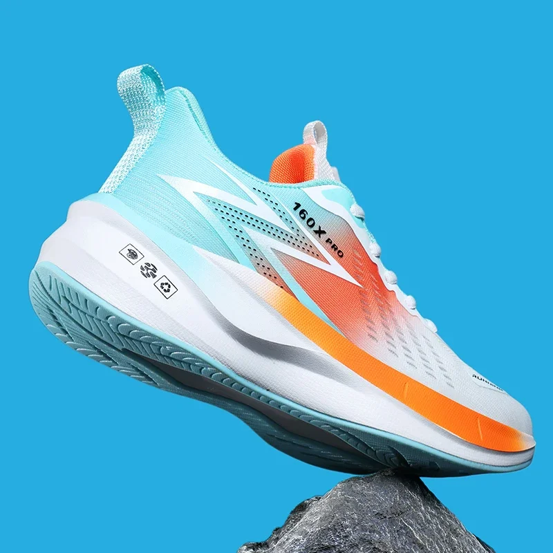 New Men Running Shoes Speciality Marathon Sports Breathable Lightweight Women's Comfortable Athletic Nonskid Sneakers