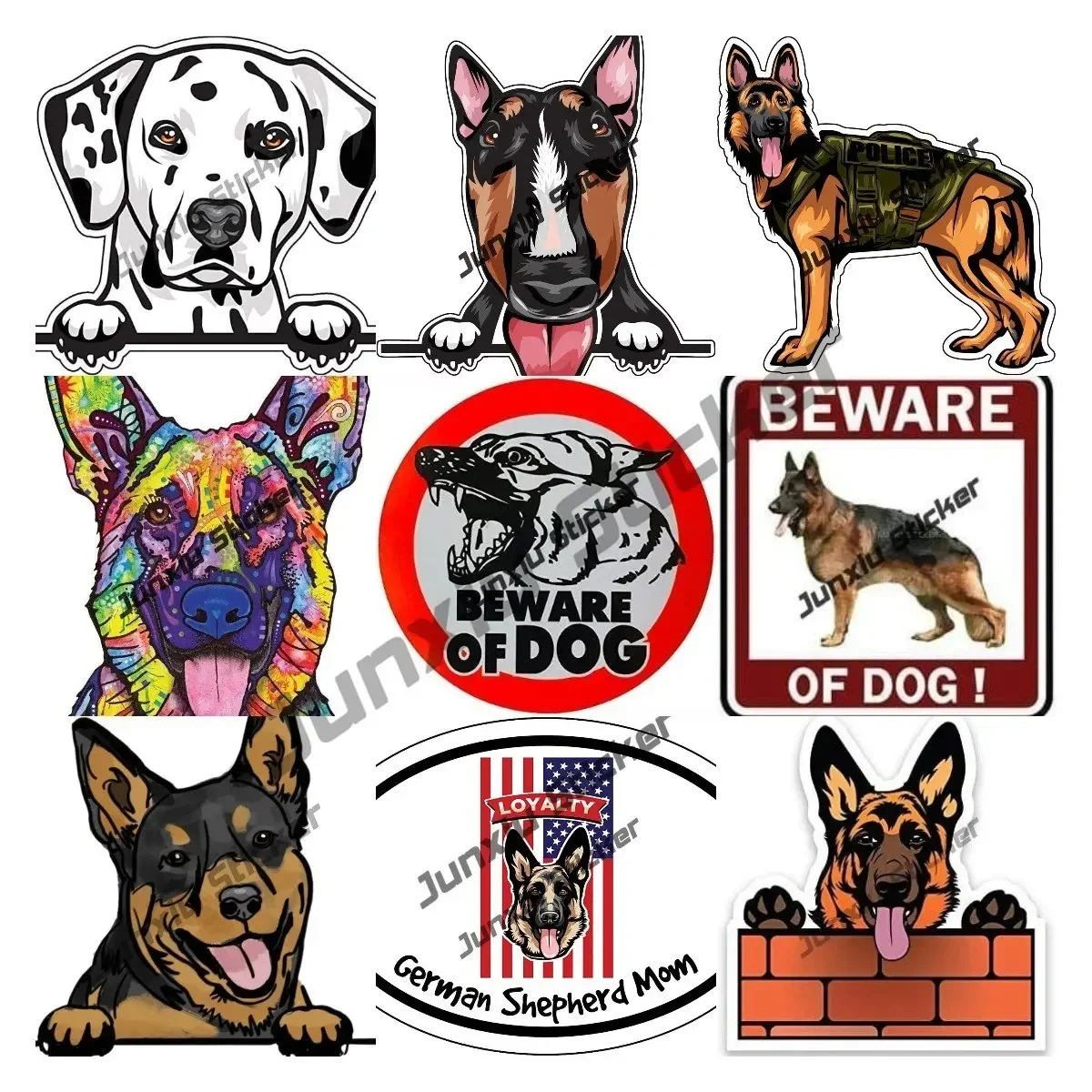 German Shepherd Decal German Shepherd Dog on Board Sticker Gift Accessories for The Car Decal Auto Assesories Private Stroller