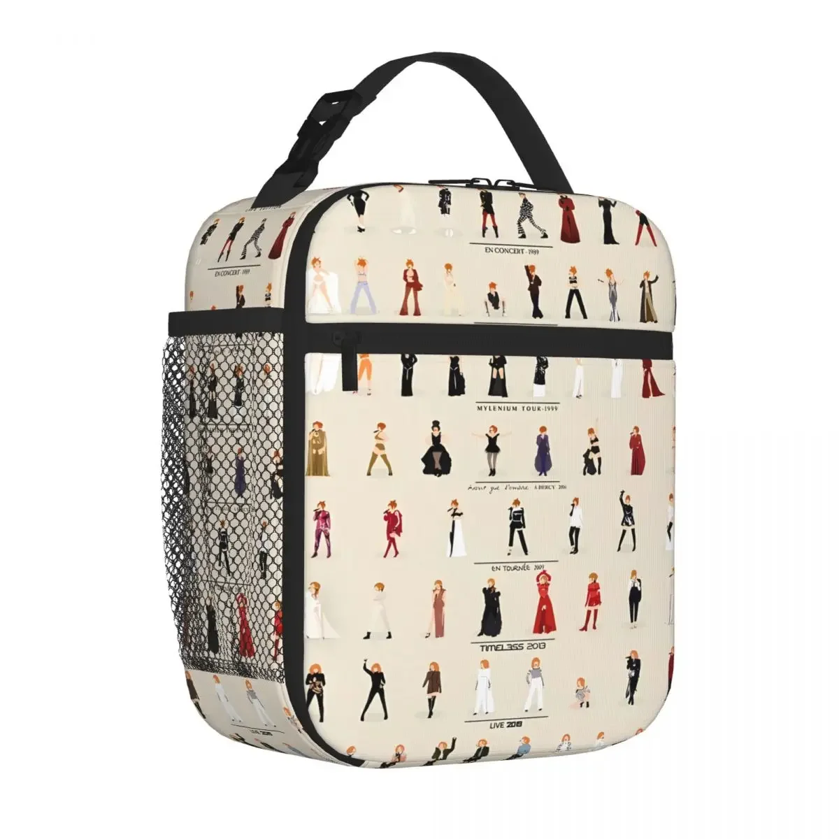 Bestselling Mylene Farmer S Story Live Edition By MaxFrackowiak Insulated Inner School Lunch Bag Roadside Stop Office Lunch Bag