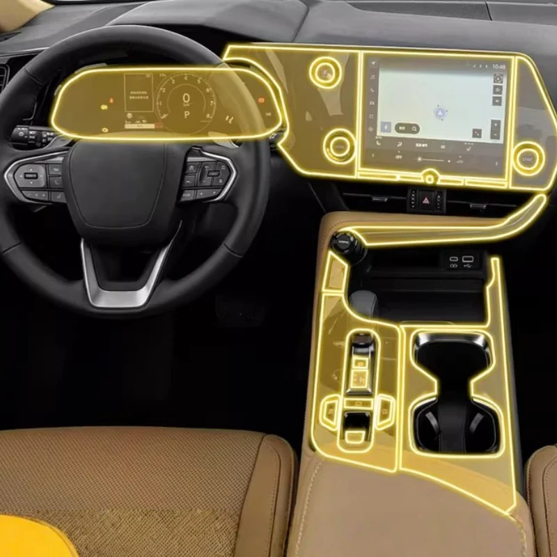 

Защитная пленка для центральной навигационной панели автомобиля Lexus NX 2016-2024, аксессуары для интерьера автомобиля Lexus NX