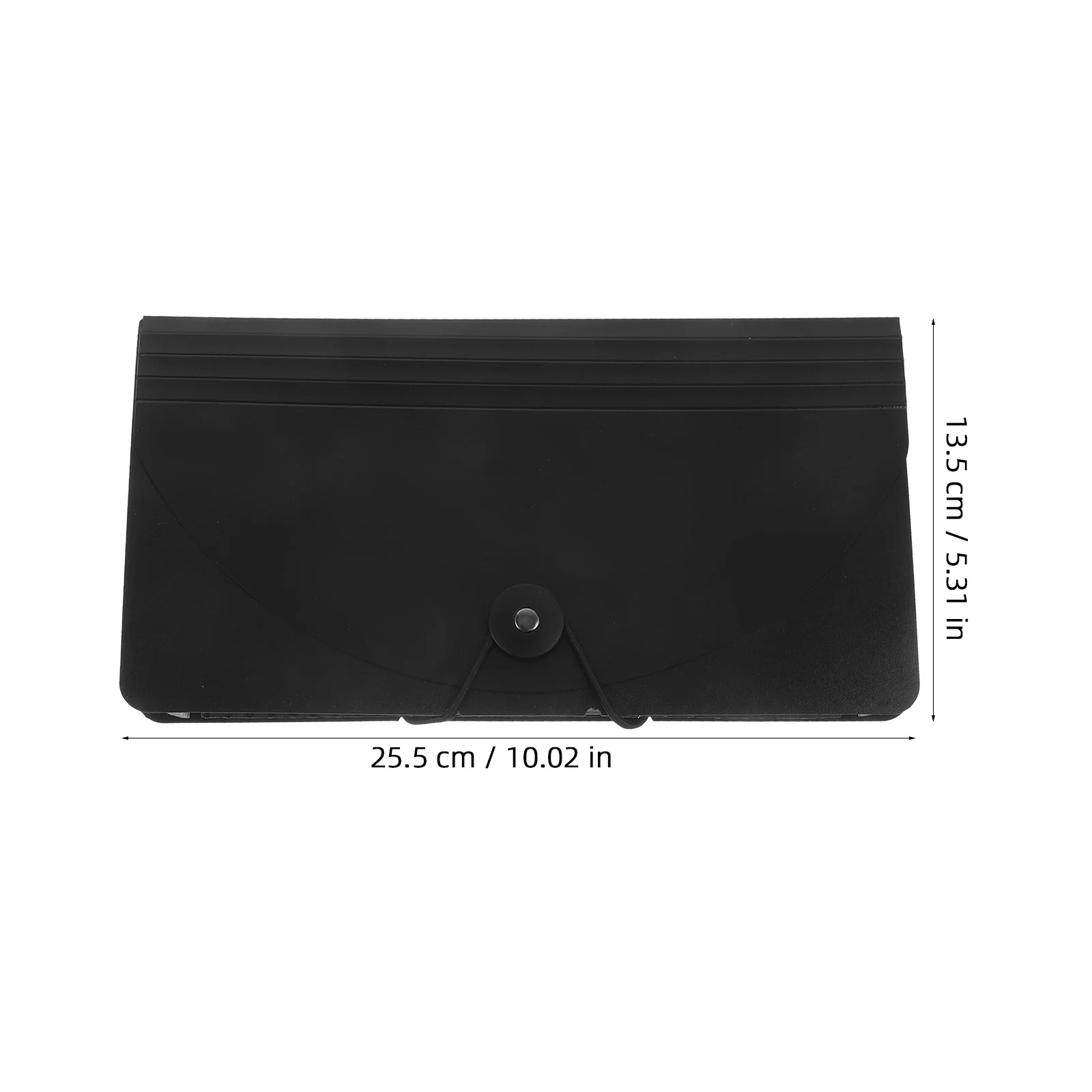 8-Layer Accordion File Folder Plastic B6 Expanding Pockets Receipt Organizer Document Holder Office School Travel