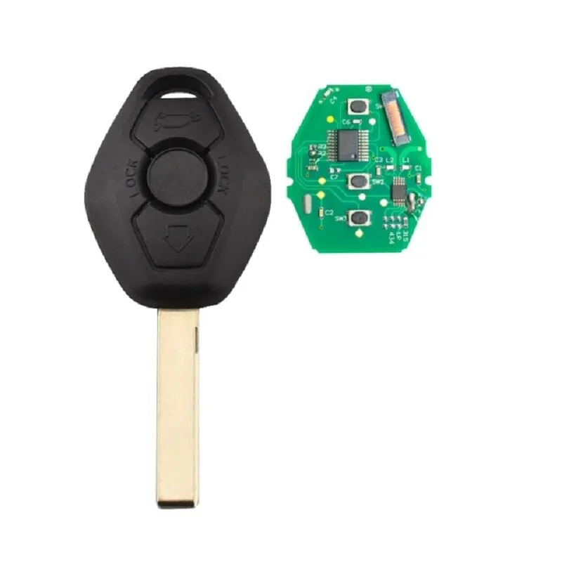 

3 Button 868MHZ Remote Control Key For BMW HU92 CAS2 ID46 PCF7942 Chip