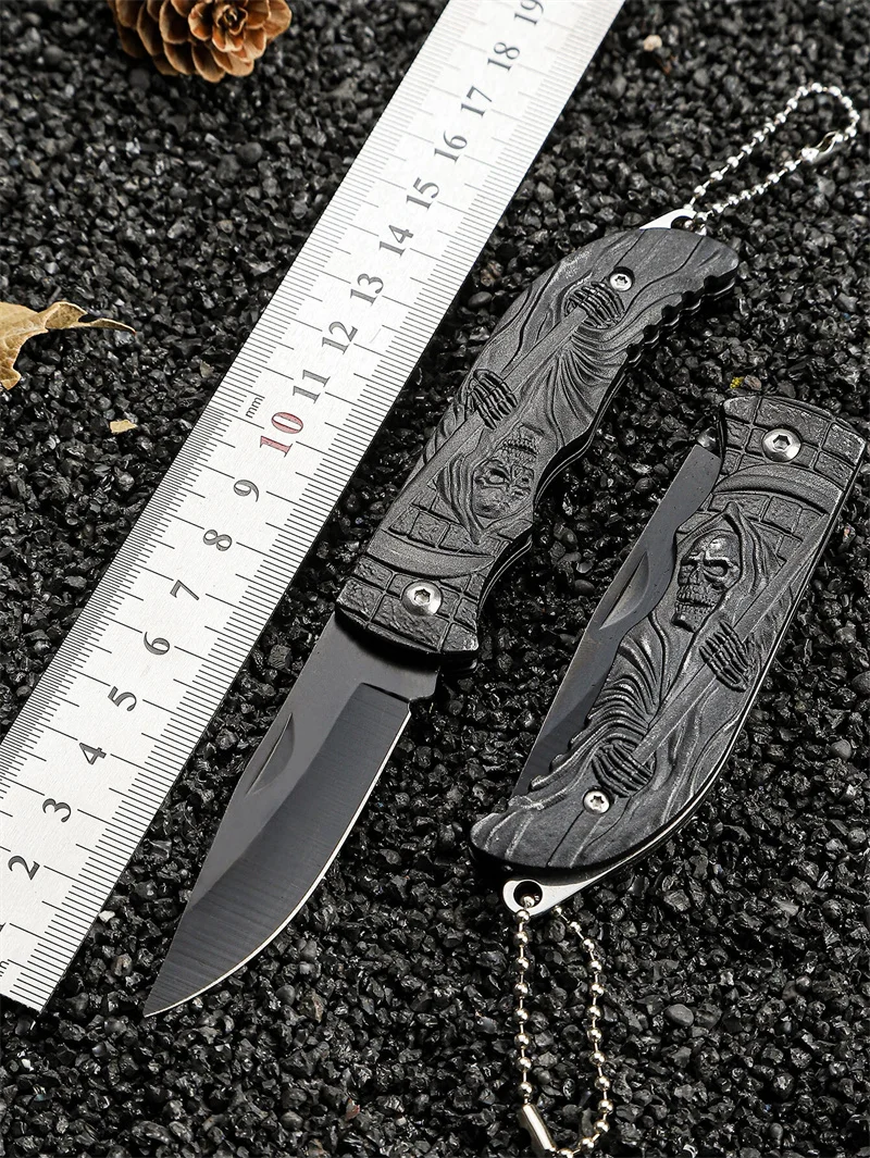 High Hardness Sharp Folding Pocket Knife For Outdoor Activities, Stainless Steel Multi-tool With Portable Fruit Knife Function