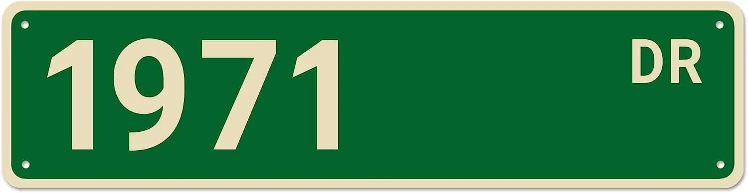 

1971 уличные знаки, 1971 Декор 1971 значок Рожденный в 1971 подарок на день рождения, настенный Декор для дома/спальни/мужской пещеры, качественные металлические знаки 16