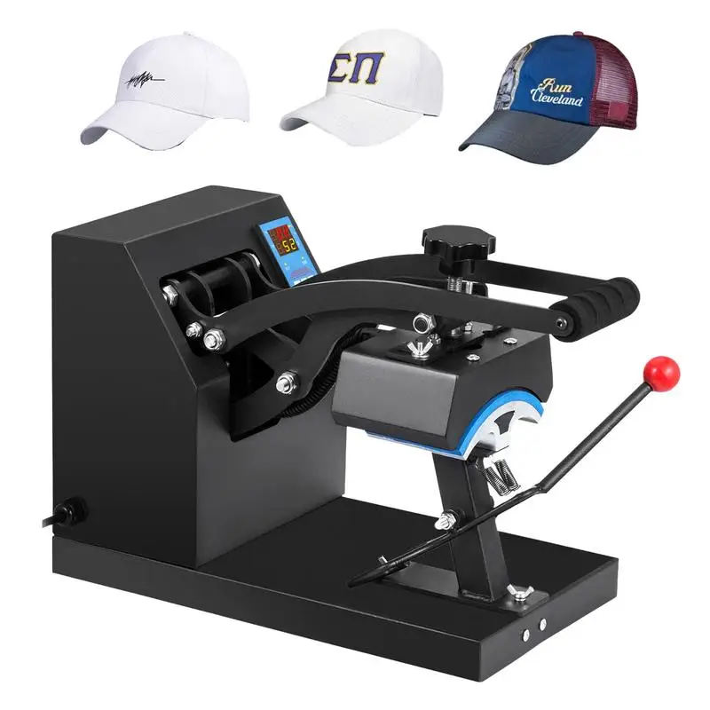 Heat Press Machine For Hats 110V Multi-Function Heat Sublimation Press Small Heat Press With Digital Timer And Temperature