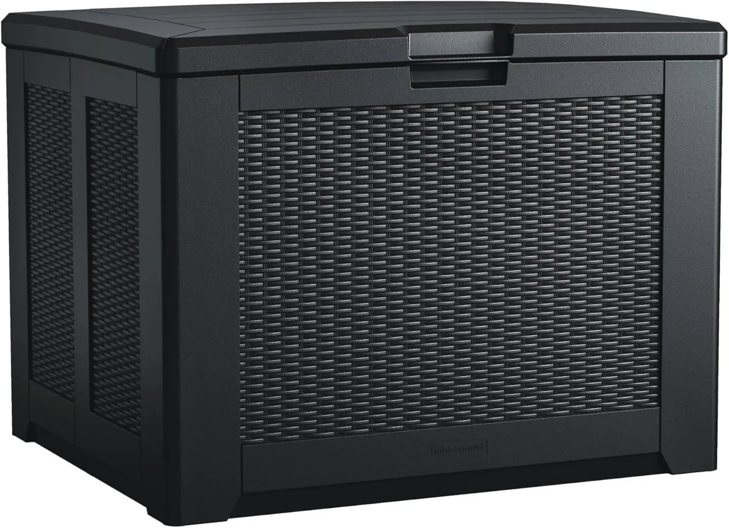 

Medium Resin Outdoor Storage Deck Box 74-134 Gal Weather Resistant Black Deck Organization for Home Backyard Pool Chemicals Toys