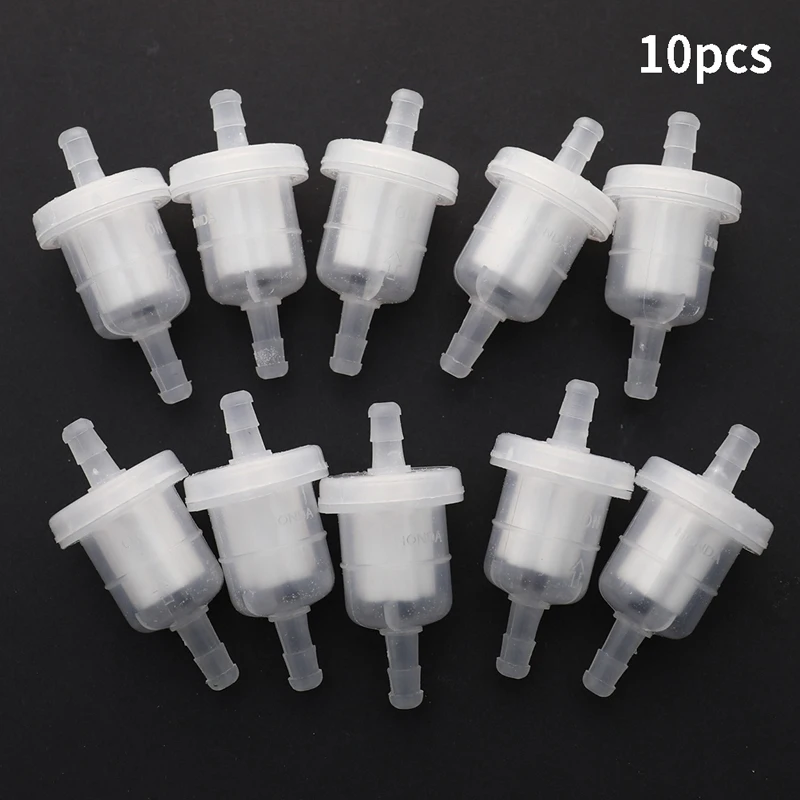 2/10pcs Fuel Filters Universal Motorcycle Gasoline Gas Fuel Gasoline Fuel Filter Oil Filter Fits for All Motorcycle 60mm