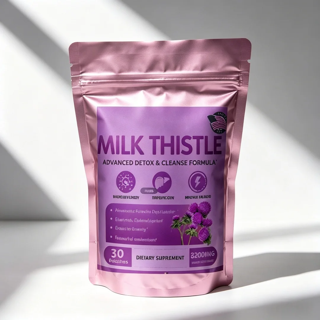 Hot sale Milk Thistle Extract Topical Patch (6200mg) - Liver Detox, Antioxidant Protection, Non-GMO Formula free shipping