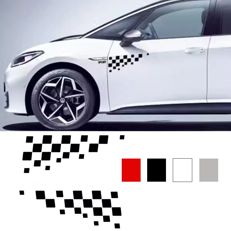

Pair Car Front Side Sticker Fender Vent Decal Graphics Vinyl Blackout Wrap Kit for VW ID.3 ID3