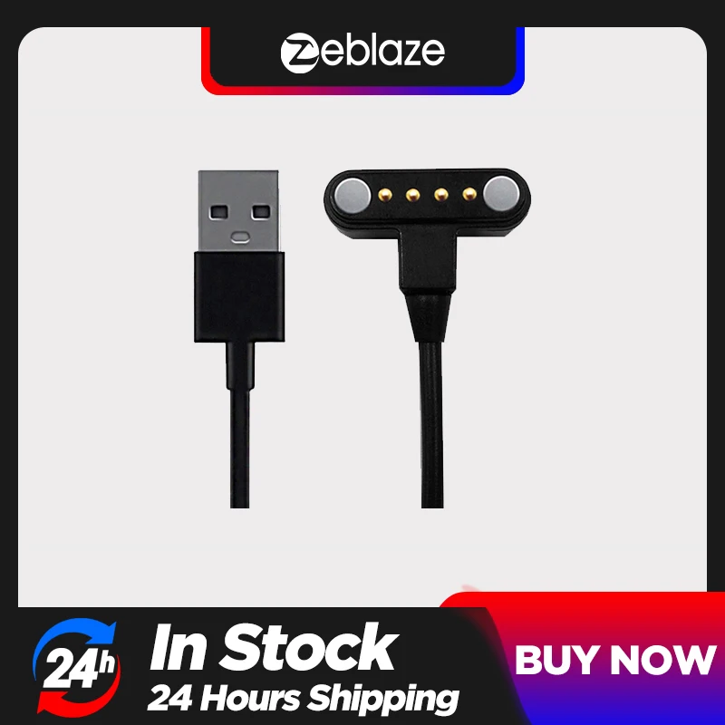 

Zeblaze Thor 5 & VIBE 6 Smart Watch 65cm Length Charging Cable with Port Magnetic USB Power Charging Cable