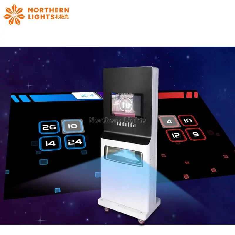 SAIO Ground Sports Games System Machine Kinect Sensor Led Display Touch Screen Floor Interactive SAIO For Gymnasium