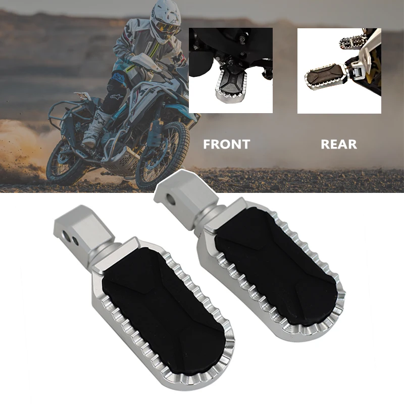 For CFMOTO 450MT 450 MT 450mt MT450 MT 2024 2025 New Motorcycle Footrest Rest Padel Rubber Cover Aluminum Rotatable Footpeg