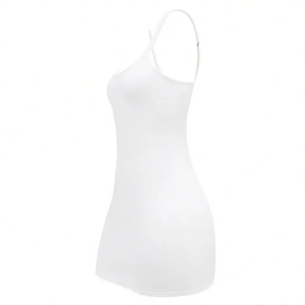 Casual Sexy Spaghetti Strap Bodycon Dress Women Summer Sleeveless Slim Fit Fashion Night Out Party Beach Mini Dresses - view 4