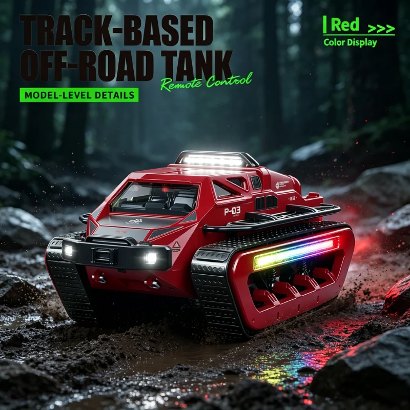 JJRC C8840 Full Proportional Simulated RC Tracked Tank Off-Road Crawler Stunt Car Wheelie 360° Rotation Remote Control Toy Gifts