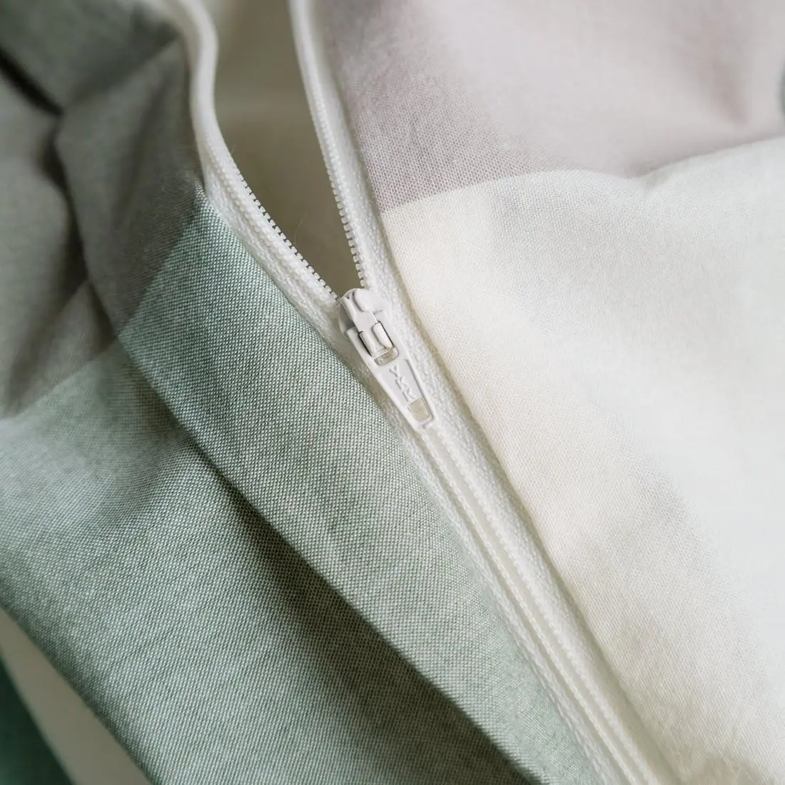 Set copripiumino 3 pezzi in cotone lavato naturale (Queen/Completo) 1 copripiumino 2 federe Qualità alberghiera Morbido e traspirante Ipoaller