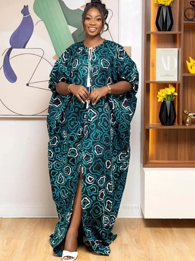 

Элегантное простое свободное платье с v-образным вырезом для женщин, весна-лето 2022, праздничное лоскутное платье макси с принтом, повседневное