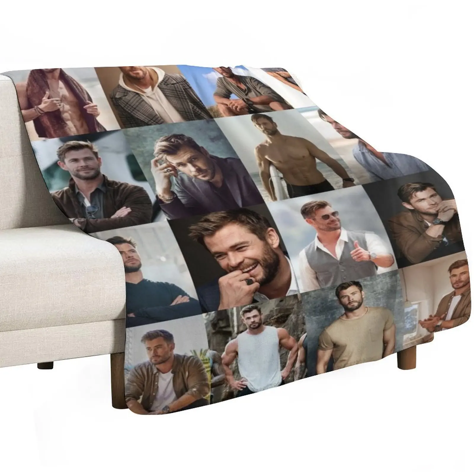 Chris Hemsworth Throw Blanket Summer warm winter decorative Sleeping Bag Blankets #2