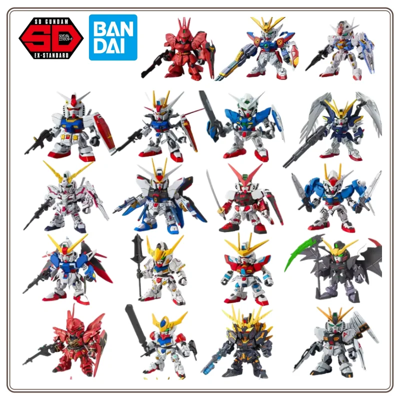 

GUNDAM Action Figure MGSD SDEX Series Model Kit RX-78-2 Aile Strike Exia 00 Gundam Unicorn Astray Red Frame Barbatos ASW-G-08