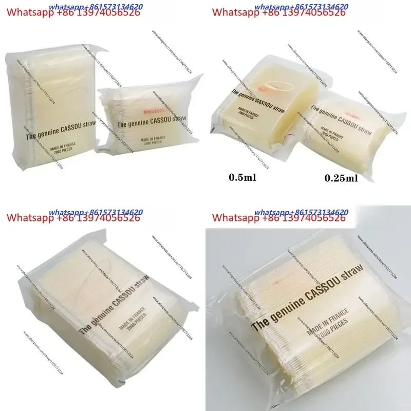 Bestselling 0.25ml 0.5ml Cow Artificial Insemination Frozen Sperm Tube