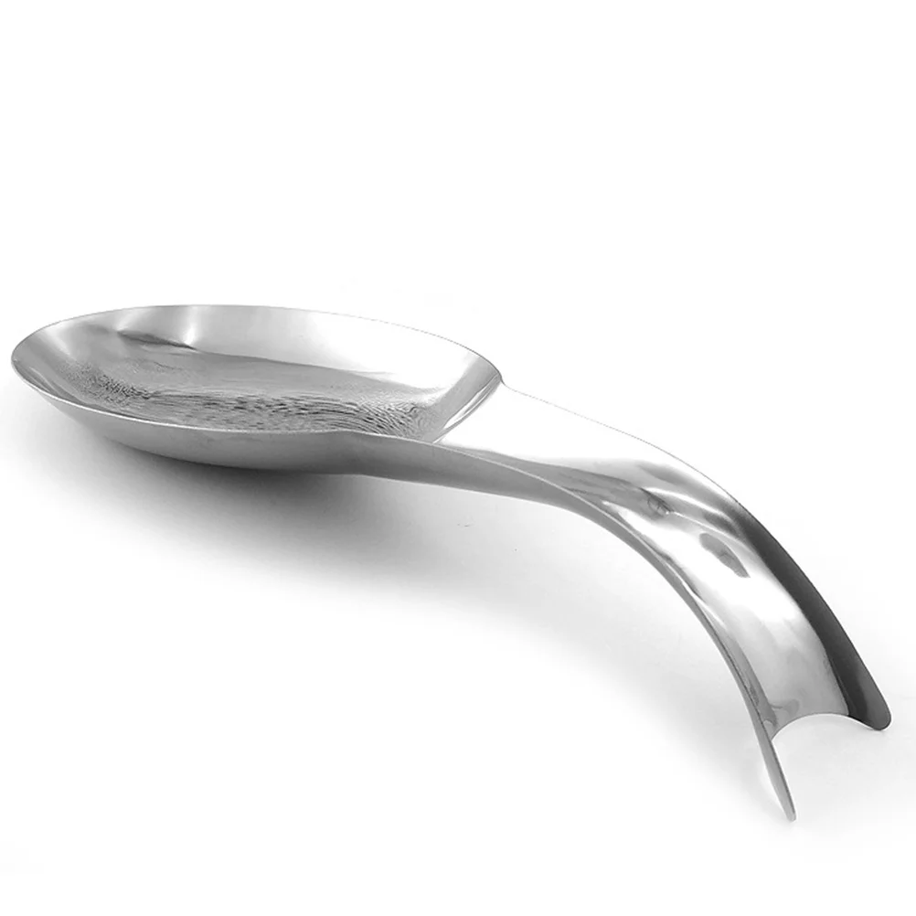 

2Pcs Stainless Steel Spoon Pads Lightweight Spoon Holders Mats Tableware Soup Ladle Cushions