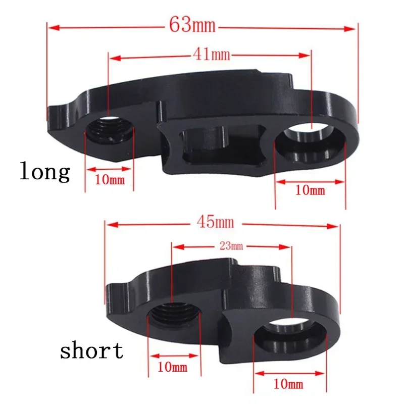MTB Bike Road Bicycle Rear Derailleur Hanger Extension Speed Change Frame Gear Tail Hook Extender 40-56T Large Tooth Flywheel