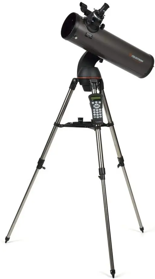 130SLT Computerized Telescope - Compact and Portable - Newtonian Reflector Optical Design  SkyAlign Technology Computerized