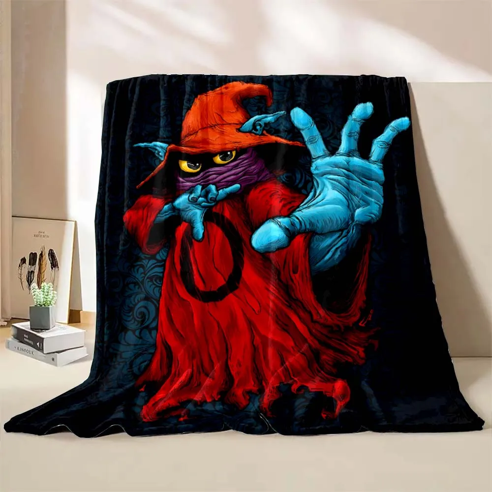 6 Sizes Magician 0-Orko Printed Blanket Warm Soft and Comfortable Home Travel Camping Blanket Sofa Bedding Cover Blanket Gift