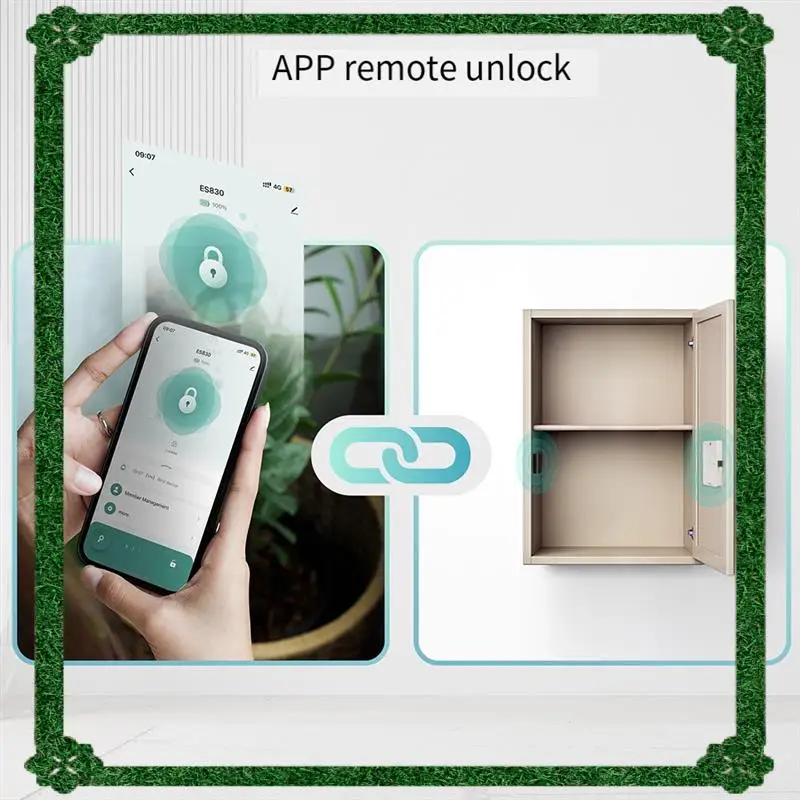 24-Hour Delivery Tuya Smart Bluetooth Cabinet Drawer Lock For Wood Door, IC Card Unlock, Keyless Monitoring App Remote Control