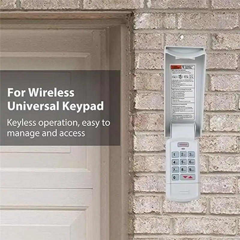 Wireless Garage Door Remote Garage Keypad Fits For Genie Intellicode Older Models GWKP, GWK-IC, ACSDG, ACSDA1-New view 2