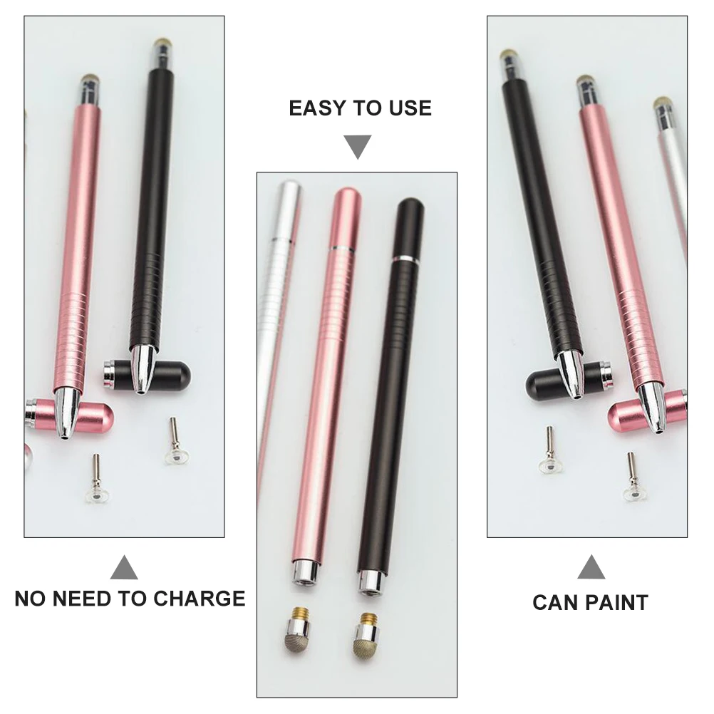 Magnetic Pen 180° Rotating Disc Touch Screen Stylus Smooth Writing Universal Stylus For Capacitive Screens Tablet Accessories