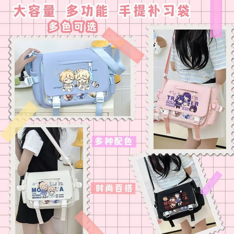Genshin Impact Raiden Shogun High-Value Pain Cute Single Shoulder Bag New Model Junior High School Student Campus Versatile A