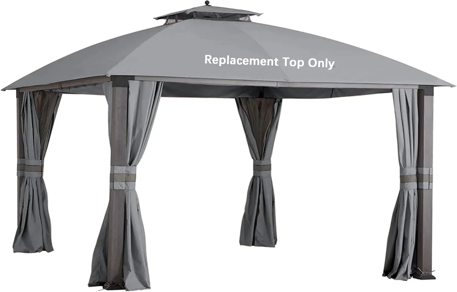 

Gazebo Replacement Cover Compatible with 10X12 Eagle Brooke Soft Top Model A101007600, A101007603, A101007604,(Grey)