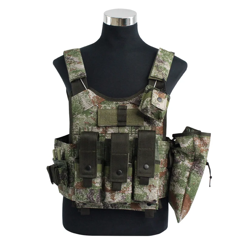 Tactical Military Airsoft Combat  Body Armor MOLLE  Weight Training Outdoor Hunting Plate Carrier Bulletproof or Armored Vest