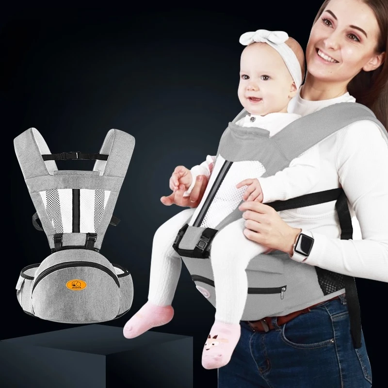 

Newborn Baby Carrier Kangaroo Toddler Sling Wrap Portable Infant Hipseat Soft Breathable Adjustable Hip Seat 0-36 Months