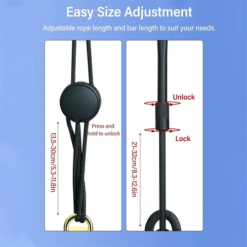 Imagen 2 del producto Tirantes dobles para saxofón alto, soprano y tenor - Cordón protector para el cuello para saxofón | Accesorios musicales de viento de madera