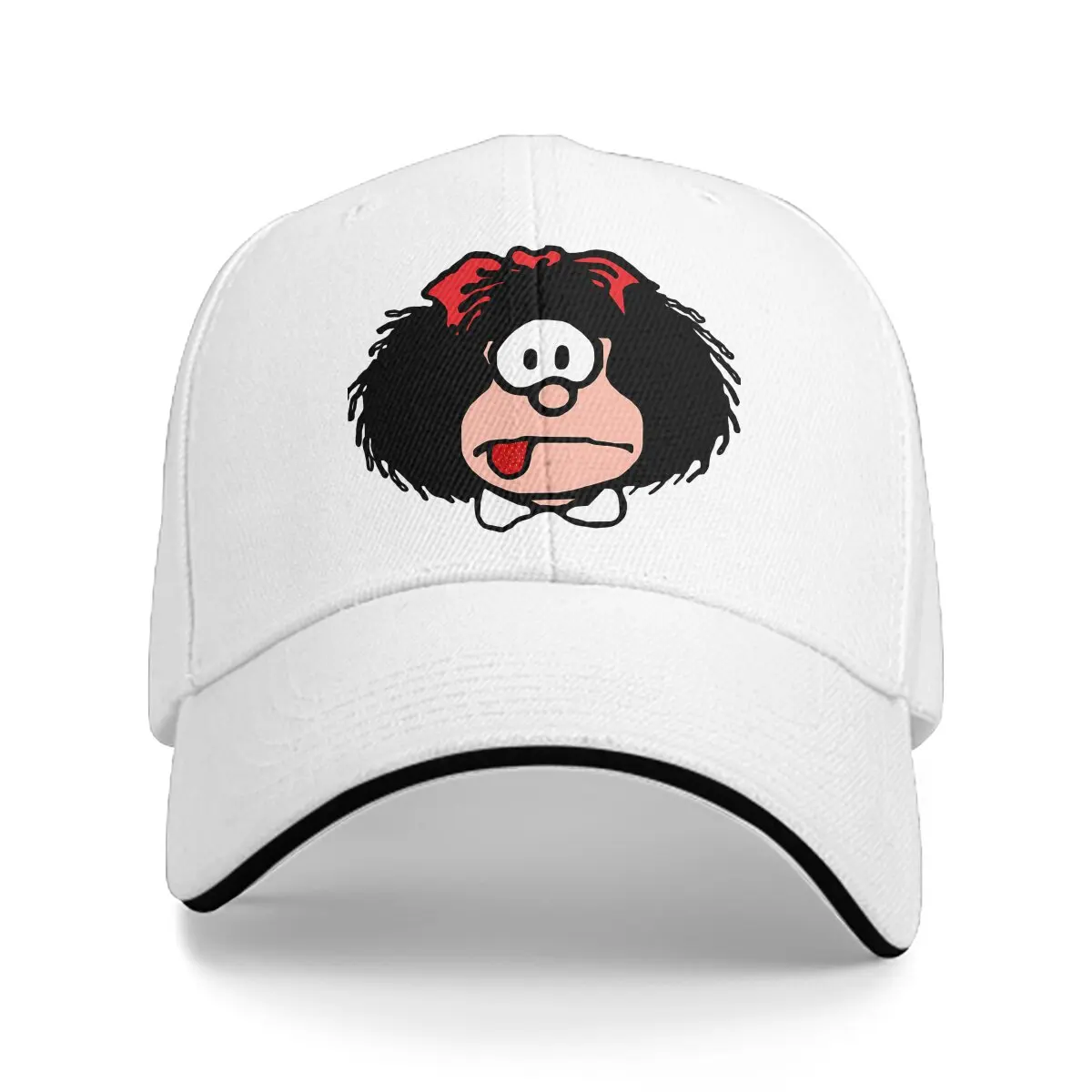 

Anime Pure Color Dad Hats Classic Women'S Hat Sun Visor Baseball Caps Mafalda Cartoon Peaked Cap