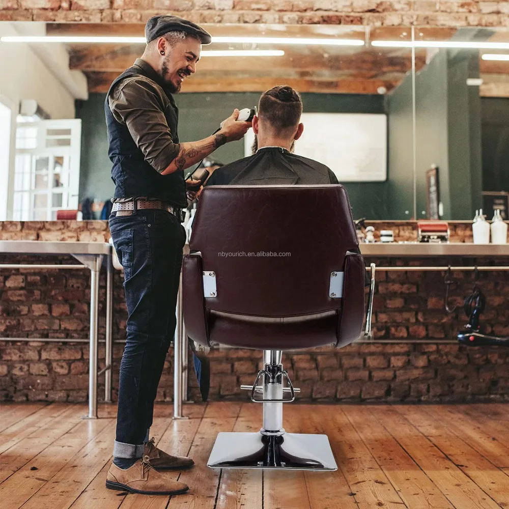 2Comfortable Salon Equipment Fashion Design of for Hair Salon Soft High Quality Barber Chairs Women Barber Chair
