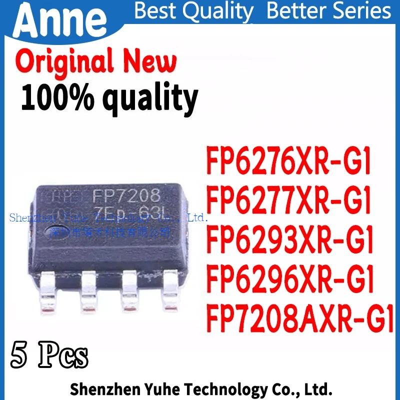 (5piece) 100% New FP6276XR-G1 FP6277XR-G1 FP6293XR-G1 FP6296XR-G1 FP7208AXR-G1 FP6276 FP6277 FP6293 FP6296 FP7208 sop-8 Chipset