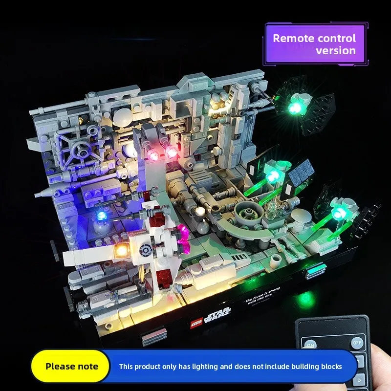 kit-d'eclairage-led-hibri-pour-75329-Evasion-de-la-tete-de-mort-hoth-snowspeeder-et-at-at-Eclairage-interactif-acc