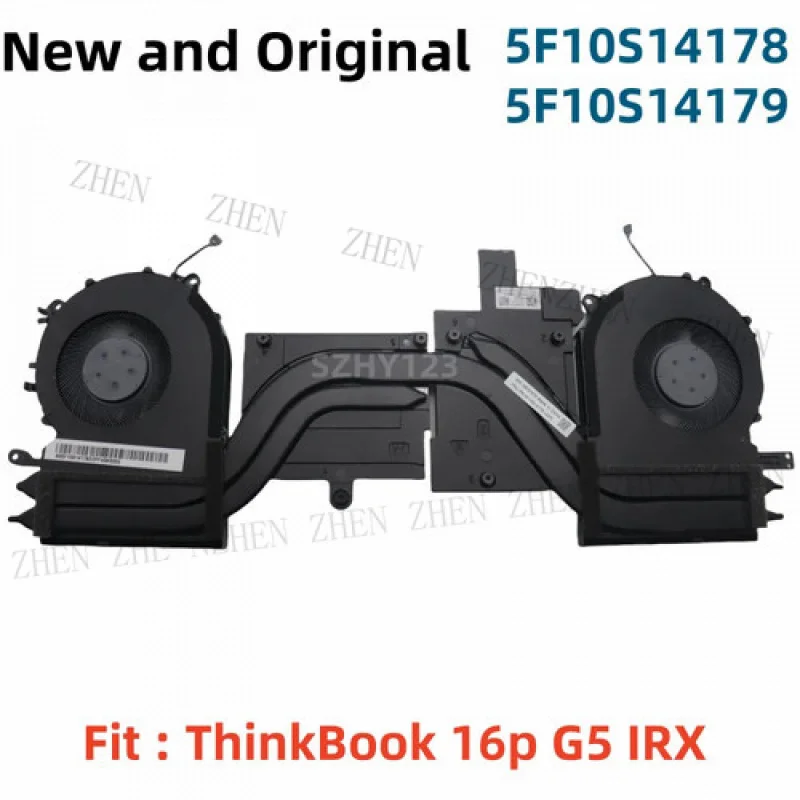 

Y-охладитель процессора, вентилятор, радиатор для ноутбука Lenovo ThinkBook 16p G5 IRX 21N5 5F10S14178/9