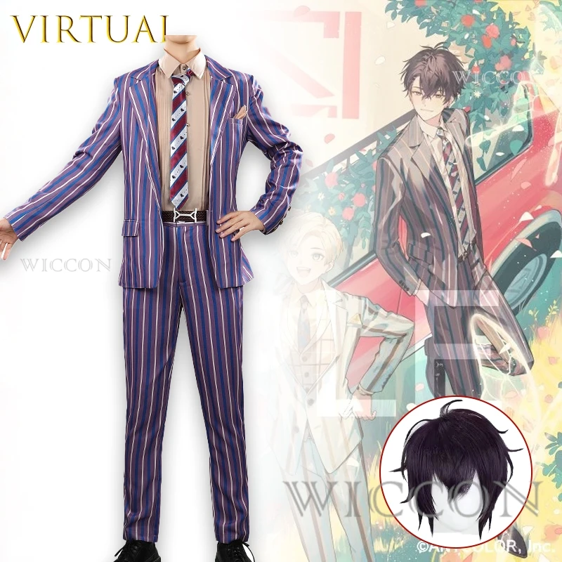Oriens 2 ° aniversario Sakuma Ittetsu Virtual Streamer disfraz Cosplay traje de Anime Halloween carnaval Navidad